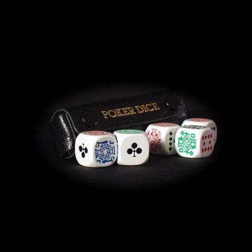 Deluxe Poker Dice/Liar Dice - Supplied in a Leather Case von ArkiFACE