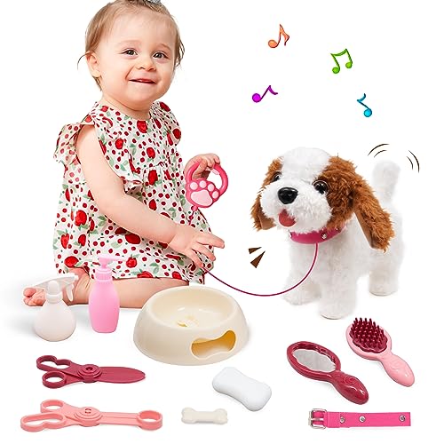 Arkyomi Hund Spielzeug Kinder,laufender Hund mit Leine der läuft und bellt,Haustiere roboterhund interaktives Spielzeug,Ferngesteuerter spielhund mit Schwanzwedeln und sprechender (Dunkelbraun) Arkyomi Hund Spielzeug Kinder,laufender Hund mit Leine der läuft und bellt,Haustiere roboterhund interaktives Spielzeug,Ferngesteuerter spielhund mit Schwanzwedeln und sprechender (Dunkelbraun) von Arkyomi