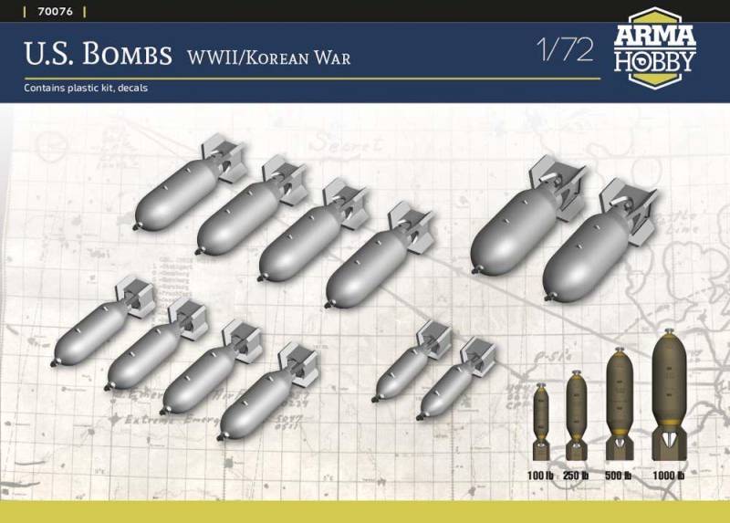 US Bombs WW2 von Arma Hobby