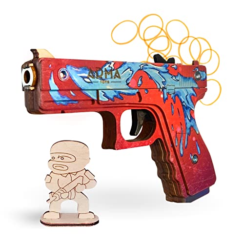 Glock Pistole Gummiband Kinderpistole Holzpistole Counter-Strike Gun Geist des Wassers von Arma Toys