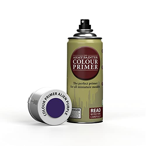 The Army Painter – Colour Primer - Alien Purple | 400ml | Acryl-Spray | Grundierung | für Modellmalerei von The Army Painter