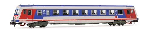 Arnold HN2521 ÖBB, Klasse 5047 Diesel Triebwagen, grau/rot/blau lackiert, altes ÖBB Logo, Ep. IV-V N Spur von Arnold