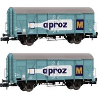 "Arnold HN6683 N 2er-Set gedeckter Güterwagen K4 „APROZ" der SBB""" "Arnold HN6683 N 2er-Set gedeckter Güterwagen K4 „APROZ" der SBB""" von Arnold