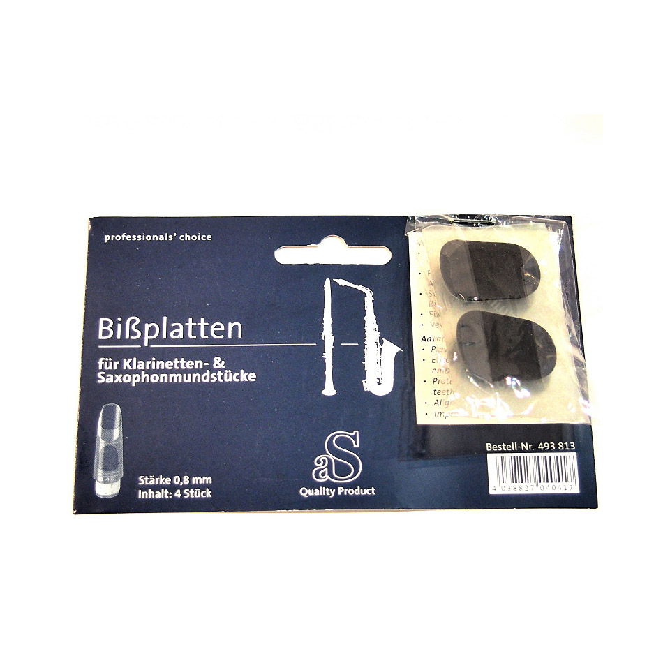Arnolds & Sons Mouthpiece Cushion 0,8mm Bissplatte Arnolds & Sons Mouthpiece Cushion 0,8mm Bissplatte von Arnolds & Sons