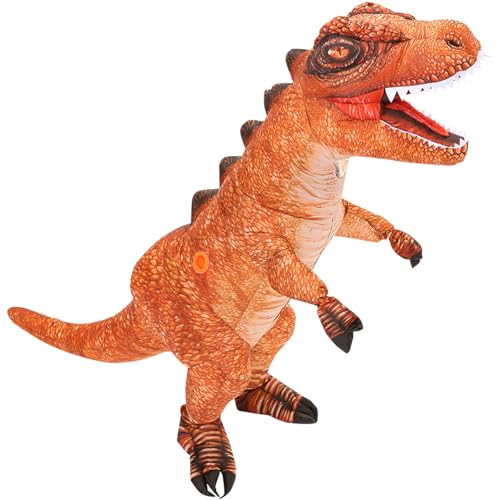 Arokibui Aufblasbares Dinosaurier-Kostüm für Erwachsene, lustiger aufblasbarer T-REX für Cosplay-Party, Weihnachten, Halloween, Uni Dino Arokibui Aufblasbares Dinosaurier-Kostüm für Erwachsene, lustiger aufblasbarer T-REX für Cosplay-Party, Weihnachten, Halloween, Uni Dino von Arokibui