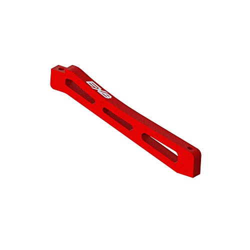 Vordere Mitte Aluminium Chassis Brace, 98mm Rot: EXB von ARRMA