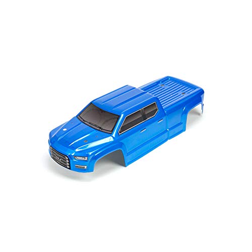 Karosserie mit lackiertem DCLD, Blau: BIG ROCK CREW CAB 4X4 von ARRMA