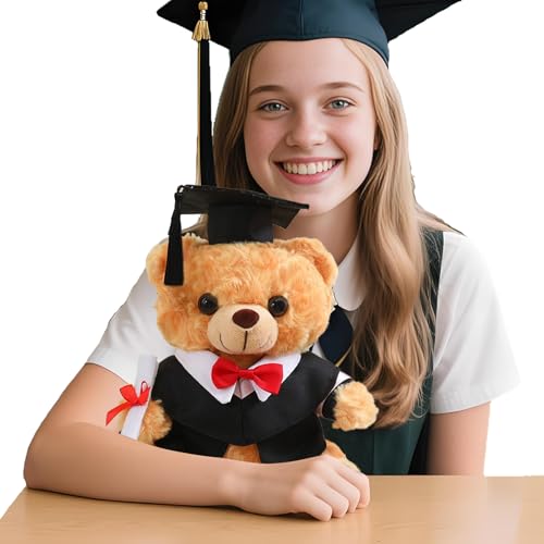 Arroopu Abschluss,25 cm Weicher Plüsch Abschluss Tier - Geschenkidee Für Kinder Zum Schulabschluss 2025 Mit & Talar Arroopu Abschluss,25 cm Weicher Plüsch Abschluss Tier - Geschenkidee Für Kinder Zum Schulabschluss 2025 Mit & Talar von Arroopu