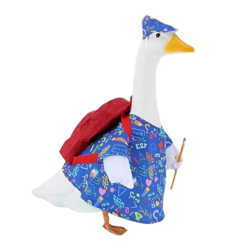 Arroopu Gänsekostüme,Schulrucksack Garten Gans Kostüm - 1 Satz Figuren Kostüm Für Terrasse Rasen Garten Outdoor Deko Geburtstag Fest Dekoration von Arroopu