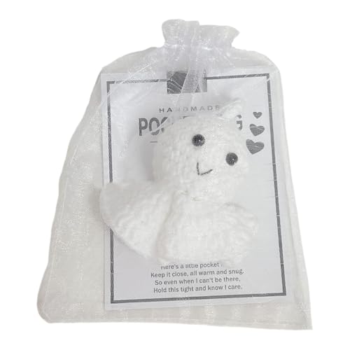 Arroopu Häkel-Panda, niedlicher Panda, handgefertigter Häkelplüsch mit Grußkarte und Organza-Paket für Tiermotto-Party-Dekoration, Babys, Kleinkinder, Mädchen und Arroopu Häkel-Panda, niedlicher Panda, handgefertigter Häkelplüsch mit Grußkarte und Organza-Paket für Tiermotto-Party-Dekoration, Babys, Kleinkinder, Mädchen und von Arroopu