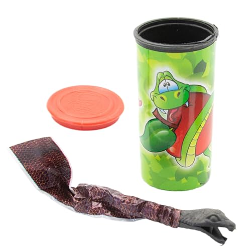 Arroopu Kartoffelchips, Schlangenstreich, Halloween-Witze, Gag-Streich-Dekoration, automatische sichere -Requisite mit Feder-Action-Design, für Halloween, Familienfeiern, Büros von Arroopu