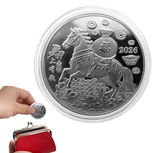 Arroopu Sammelmünze - Segen Glücksmünze - Sammlung Souvenir 2026 Kunst Display Für Frauen Kinder Zuhause Sammeln Sammler Arroopu Sammelmünze - Segen Glücksmünze - Sammlung Souvenir 2026 Kunst Display Für Frauen Kinder Zuhause Sammeln Sammler von Arroopu