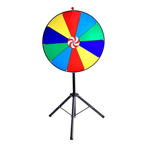 Arroopu Spielrad-Spinnerständer, Preisrad-Spinner,Höhenverstellbares Rafflerad - Trockenlöschrad-Spinner mit Trockenlöschrad, Markern, Ständer, Glücksrad für Werbewortspiele Arroopu Spielrad-Spinnerständer, Preisrad-Spinner,Höhenverstellbares Rafflerad - Trockenlöschrad-Spinner mit Trockenlöschrad, Markern, Ständer, Glücksrad für Werbewortspiele von Arroopu