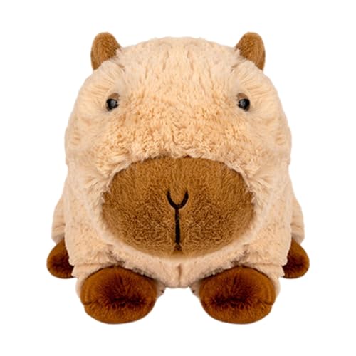 Arrovarp Capybara-Plüsch,Gefüllter Capybara-Plüsch,Kawaii Stofftier Plüschtiere | Capybara-Kuscheltiere, Plüschkissen, niedliche Capybara-Kuscheltiere, Plüschtier für Erwachsene, Kinder und Mädchen von Arrovarp