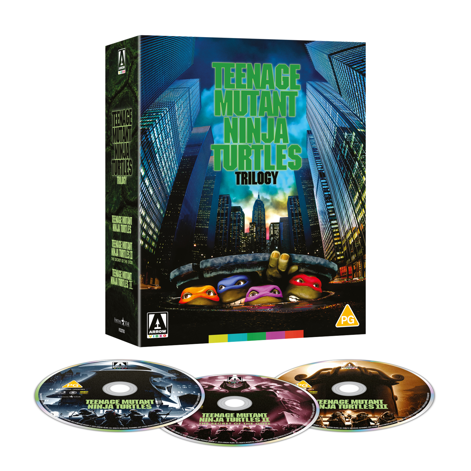Teenage Mutant Ninja Turtles Trilogy Limited Edition von Arrow Films