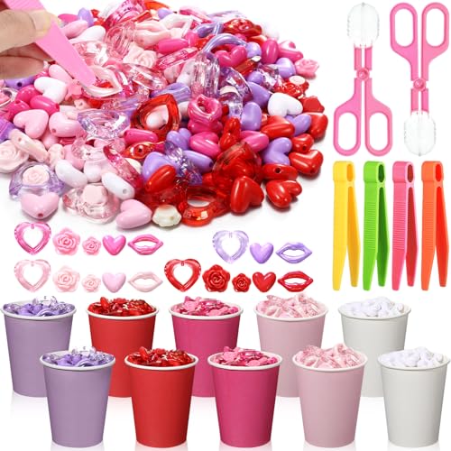Arrowbash 230 Stück Valentinstag Feinmotorik Spielzeug Sensorische Mülltonnenfüller inklusive 5 Stil 214 Acryl-Edelsteine 4 Pinzetten 2 Scherenclips 10 Tassen für frühkindliche Bildung Sortieren Arrowbash 230 Stück Valentinstag Feinmotorik Spielzeug Sensorische Mülltonnenfüller inklusive 5 Stil 214 Acryl-Edelsteine 4 Pinzetten 2 Scherenclips 10 Tassen für frühkindliche Bildung Sortieren von Arrowbash