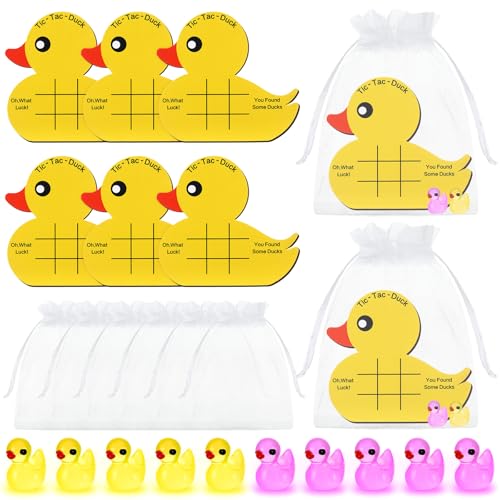 Arrowbash Kreuzfahrten-Enten-Kits, Tic Tac Toe-Ente für Kreuzfahrtschiff, halten oder verstecken, Geschenke mit Aufbewahrungstasche, Fischverlängerung, Geschenke für Schiff, Reisen, Verstecken von von Arrowbash