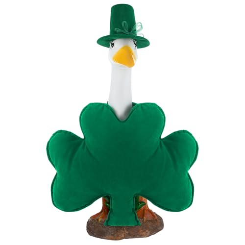 Arrowbash St. Patrick's Day Gans Outfit Kleeblatt Veranda Gans Outfit Festivals Rasen Gans Kleidung für 58,4 cm Gänserasen Garten Terrasse Hof Veranda Outdoor-Dekorationen Arrowbash St. Patrick's Day Gans Outfit Kleeblatt Veranda Gans Outfit Festivals Rasen Gans Kleidung für 58,4 cm Gänserasen Garten Terrasse Hof Veranda Outdoor-Dekorationen von Arrowbash