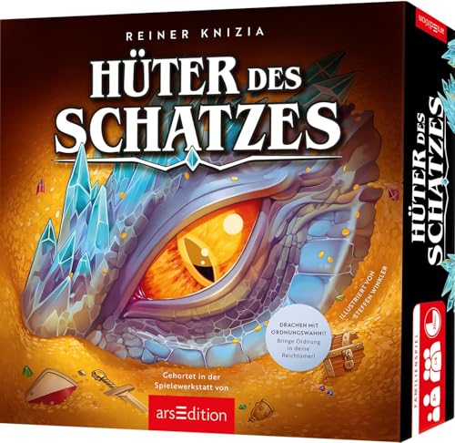 Ars Edition Hüter des Schatzes - Brettspiel, Familienspiel - 2-4 Spieler - ab 8 Jahre - 20 Minuten von Ars Edition