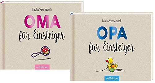 Ars-Edition Oma für Einsteiger + Opa für Einsteiger Gebundene Ausgabe, Geschenkbuch von Ars-Edition