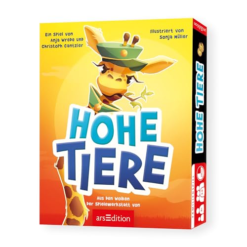 Hohe Tiere - Kartenspiel, Familienspiel - 3-6 Spieler - ab 6 Jahren - 20 Minuten von Ars Edition