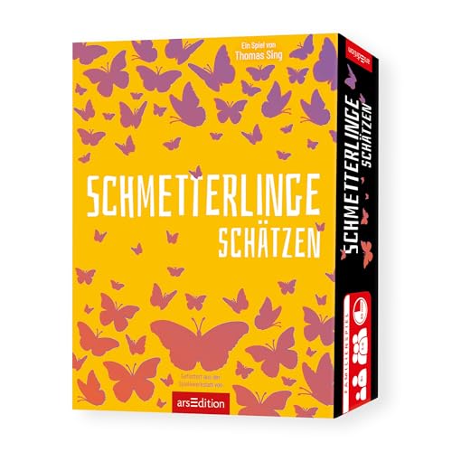 Schmetterlinge schätzen - Familienspiel - Kartenspiel - 3-6 Spieler - ab 8 Jahre - 30 Minuten von Ars Edition