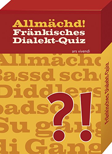 Ars Vivendi 4250364113243 - Allmächd - Fränkische Dialekt-Quiz von Ars Vivendi