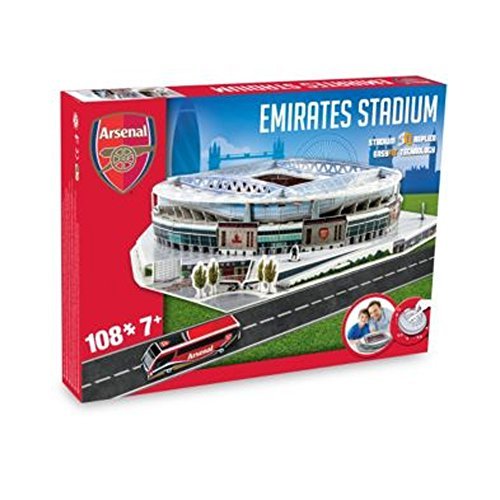 New Arsenal Football Emirates Stadium Replica Fun Home Ground 3D Puzzle Game by Arsenal F.C. von Arsenal F.C.