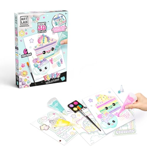 Art Lab Fluffy Paint Kit, 3D Paint Set, Bring Your Designs to Life with 3D Paint! Great Kit for Budding Artists Art Lab Fluffy Paint Kit, 3D Paint Set, Bring Your Designs to Life with 3D Paint! Great Kit for Budding Artists von Art Lab