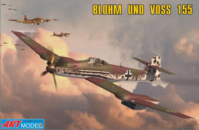 Blohm & Voss 155V2 WWII Ger. interceptor Blohm & Voss 155V2 WWII Ger. interceptor von Art Model