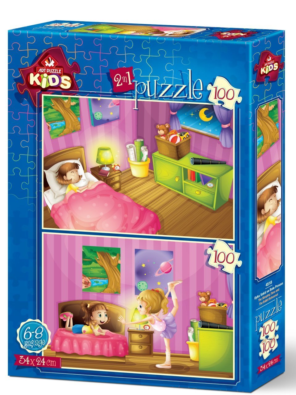 Art Puzzle 2 Puzzles - Kids 100 Teile Puzzle Art-Puzzle-4518 Art Puzzle 2 Puzzles - Kids 100 Teile Puzzle Art-Puzzle-4518 von Art Puzzle