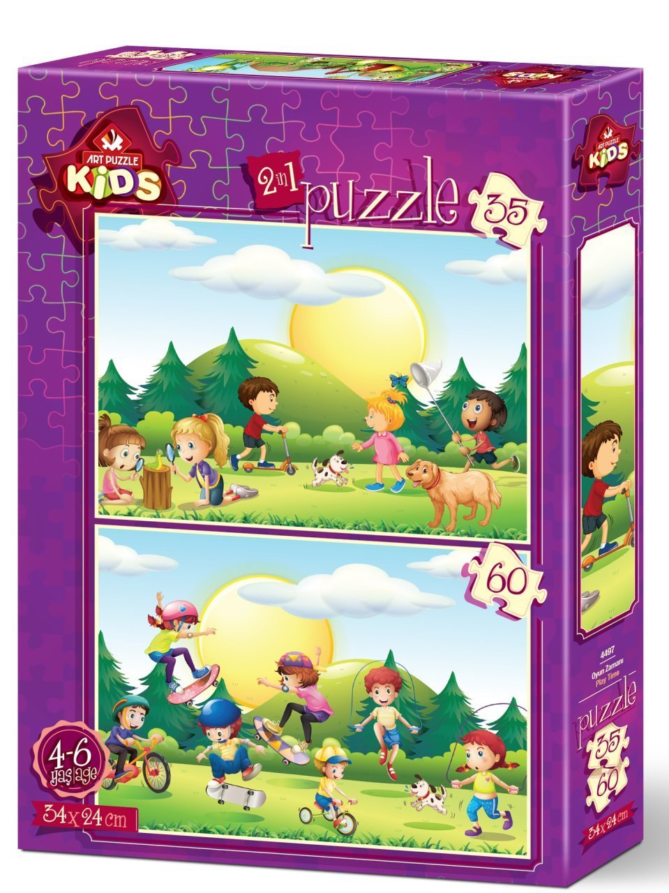 Art Puzzle 2 Puzzles - Kids 35 Teile Puzzle Art-Puzzle-4497 von Art Puzzle