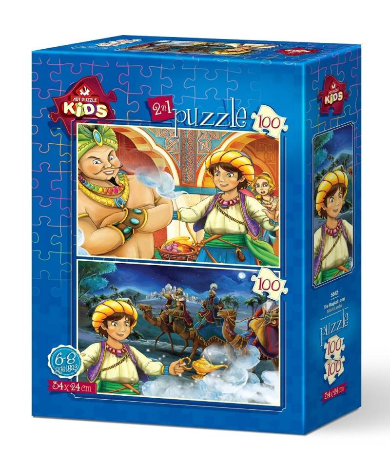 Art Puzzle 2 Puzzles - Magic Lamp 100 Teile Puzzle Art-Puzzle-5642 von Art Puzzle