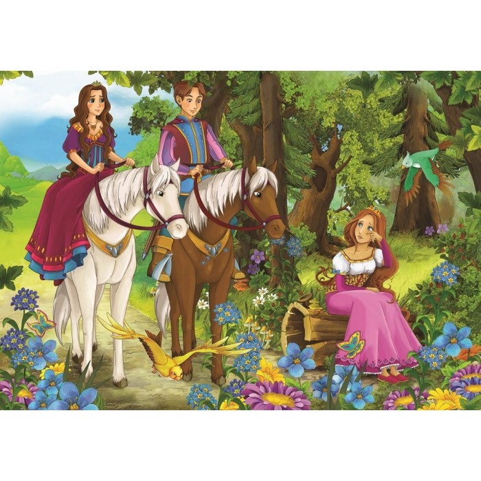 Art Puzzle - 2 Puzzles - Princesses' Dream - 100 Teile von Art Puzzle