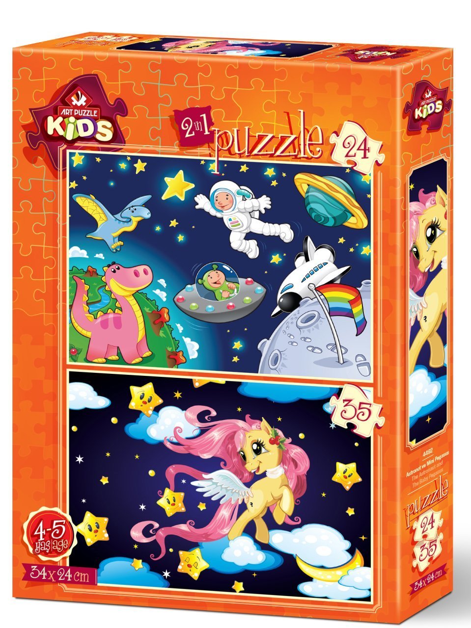 Art Puzzle 2 Puzzles - Der Astronaut und das Pegasus-Baby 24 Teile Puzzle Art-Puzzle-4492 Art Puzzle 2 Puzzles - Der Astronaut und das Pegasus-Baby 24 Teile Puzzle Art-Puzzle-4492 von Art Puzzle