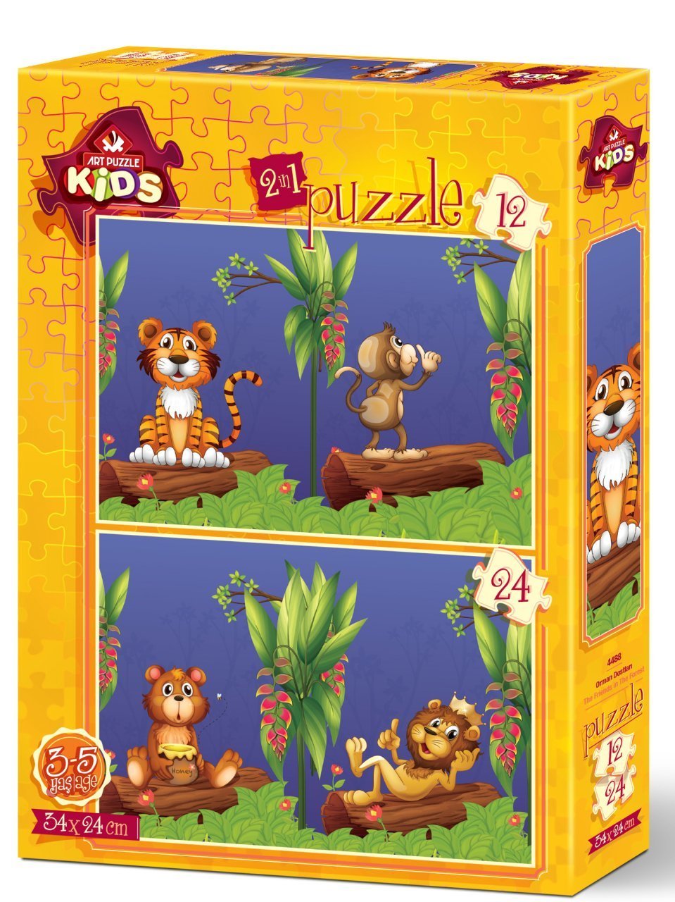 Art Puzzle 2 Puzzles - Freunde im Wald 12 Teile Puzzle Art-Puzzle-4488 Art Puzzle 2 Puzzles - Freunde im Wald 12 Teile Puzzle Art-Puzzle-4488 von Art Puzzle