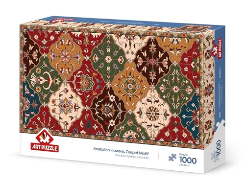 Art Puzzle Anatolische Blumen-Teppich Motiv 1000 Teile Puzzle Art Puzzle Anatolische Blumen-Teppich Motiv 1000 Teile Puzzle von Art Puzzle