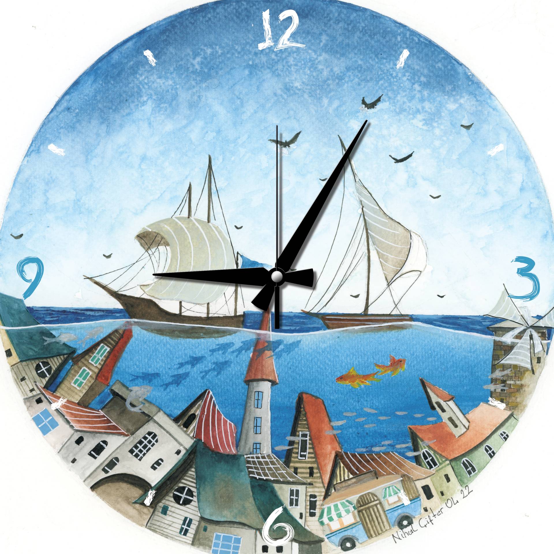 Art Puzzle Puzzle Uhr - Aqua Stadt 570 Teile Puzzle Art-Puzzle-5103 Art Puzzle Puzzle Uhr - Aqua Stadt 570 Teile Puzzle Art-Puzzle-5103 von Art Puzzle
