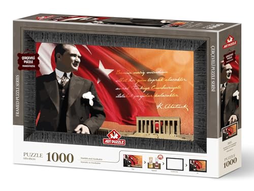 Art Puzzle Atatürk And Monumkabir 1000 Teile Gerahmtes Puzzle Art Puzzle Atatürk And Monumkabir 1000 Teile Gerahmtes Puzzle von Art Puzzle