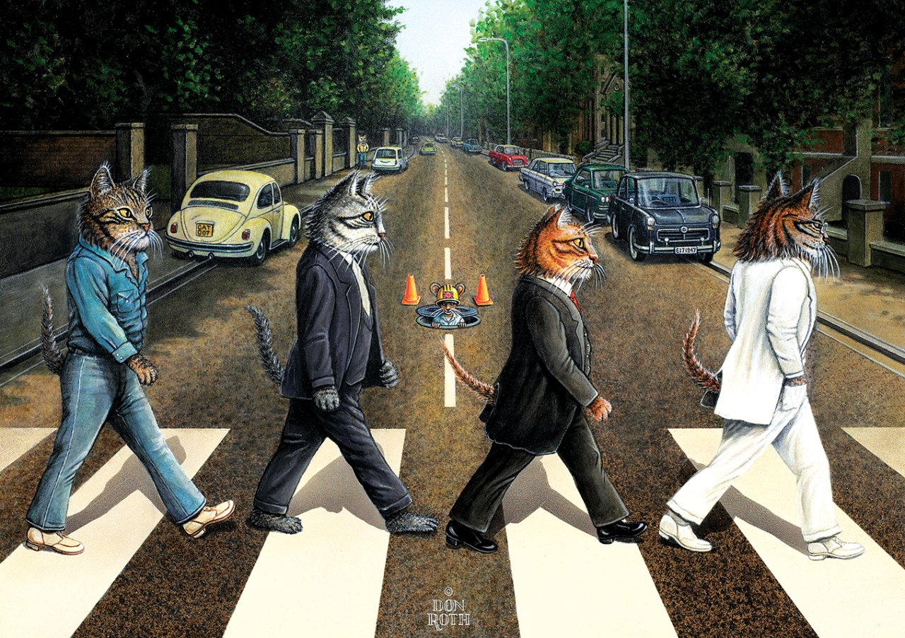 Art Puzzle Katzenstraße 1000 Teile Puzzle Art-Puzzle-5193 Art Puzzle Katzenstraße 1000 Teile Puzzle Art-Puzzle-5193 von Art Puzzle
