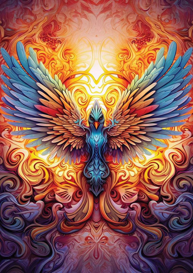 Art Puzzle Colorful Phoenix 1000 Teile Puzzle Art-Puzzle-5253 von Art Puzzle