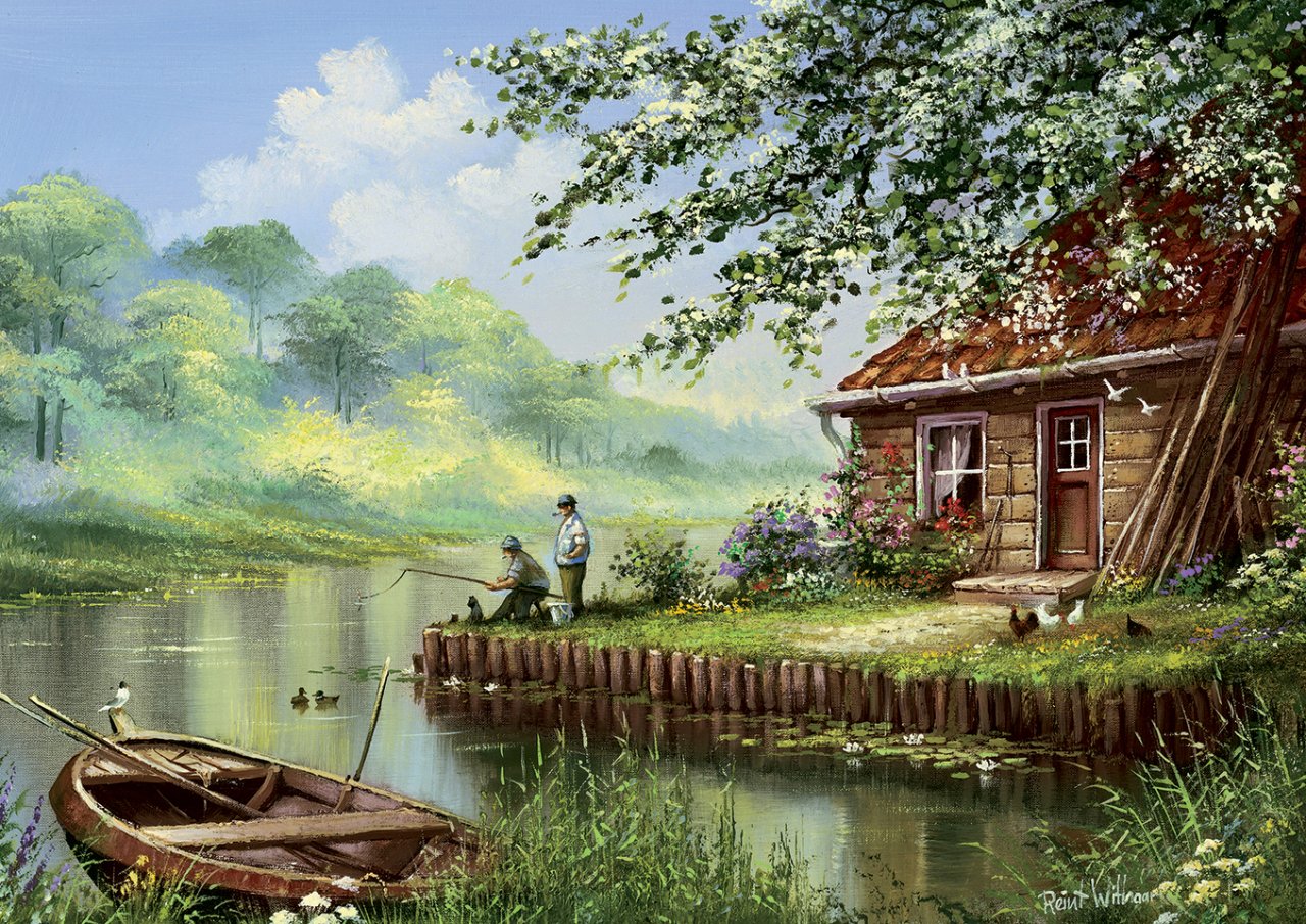 Art Puzzle Abend-Angelrute 500 Teile Puzzle Art-Puzzle-5071 Art Puzzle Abend-Angelrute 500 Teile Puzzle Art-Puzzle-5071 von Art Puzzle