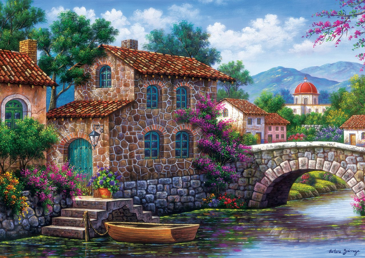 Art Puzzle Flowery Channel 500 Teile Puzzle Art-Puzzle-5070 Art Puzzle Flowery Channel 500 Teile Puzzle Art-Puzzle-5070 von Art Puzzle