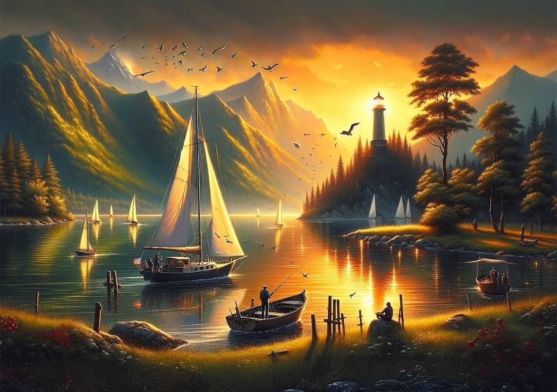 Art Puzzle Goldene Ufer 1000 Teile Puzzle Art-Puzzle-41015 von Art Puzzle