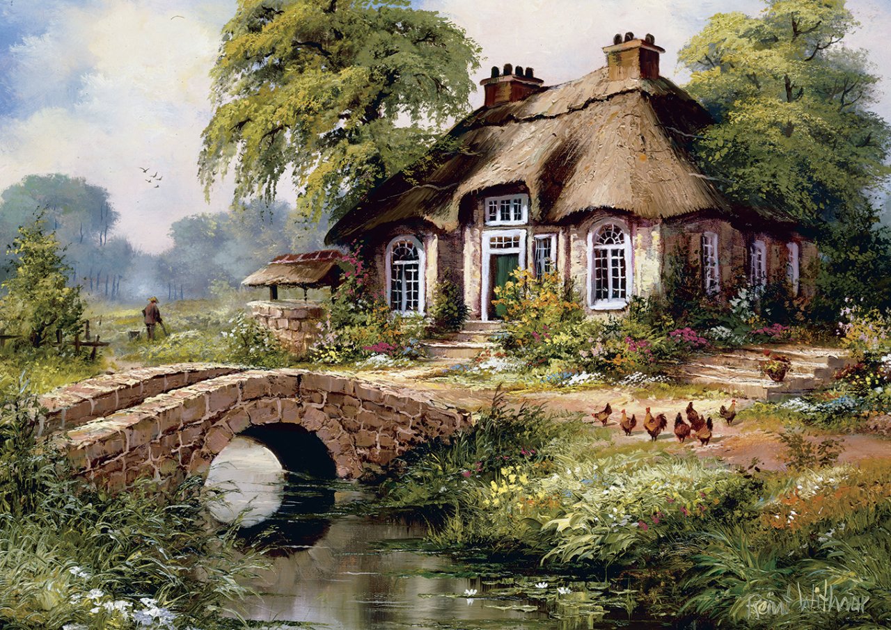 Art Puzzle Grünes Dorf 500 Teile Puzzle Art-Puzzle-5080 Art Puzzle Grünes Dorf 500 Teile Puzzle Art-Puzzle-5080 von Art Puzzle