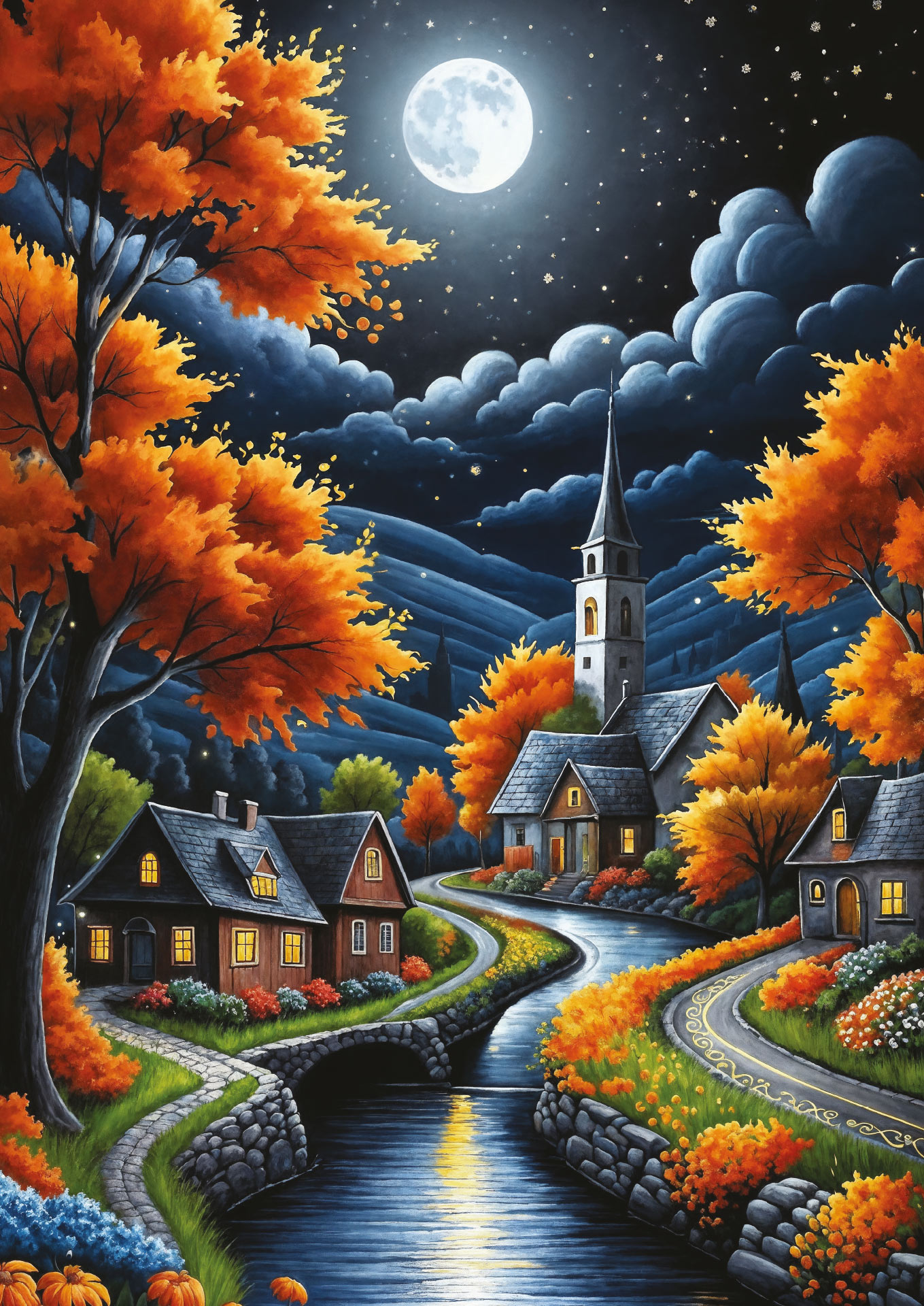 Art Puzzle Herbstnacht 1000 Teile Puzzle Art-Puzzle-41044 von Art Puzzle