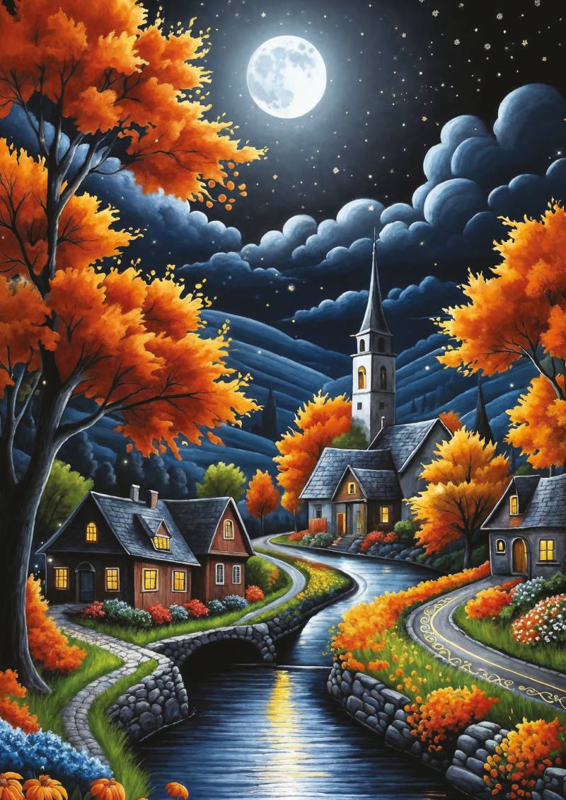 Art Puzzle Herbstnacht 1000 Teile Puzzle Art-Puzzle-41044 von Art Puzzle