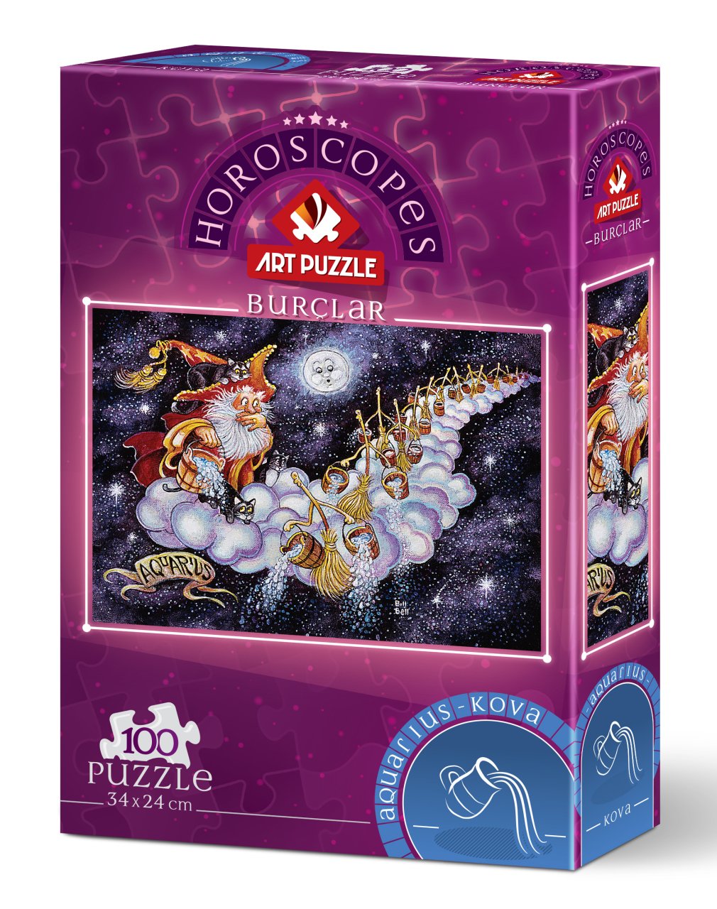 Art Puzzle Horoscope - Aquarius 100 Teile Puzzle Art-Puzzle-5811 von Art Puzzle