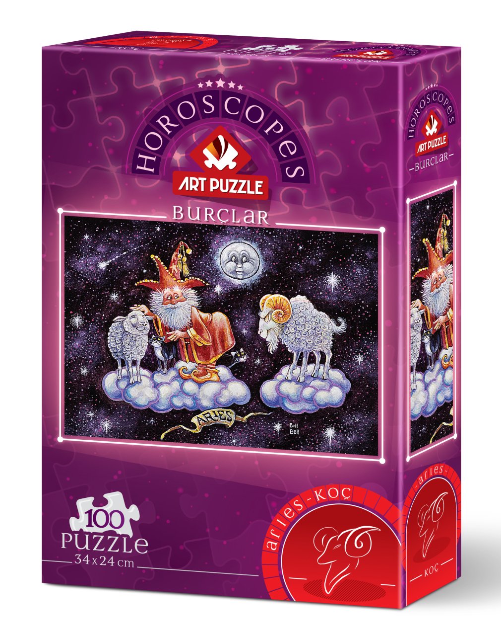 Art Puzzle Horoscope - Aries 100 Teile Puzzle Art-Puzzle-5801 von Art Puzzle