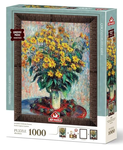 Art Puzzle Jerusalem Artischocke Blumen, Claude Monet Rahmenpuzzle 1000 Teile Art Puzzle Jerusalem Artischocke Blumen, Claude Monet Rahmenpuzzle 1000 Teile von Art Puzzle